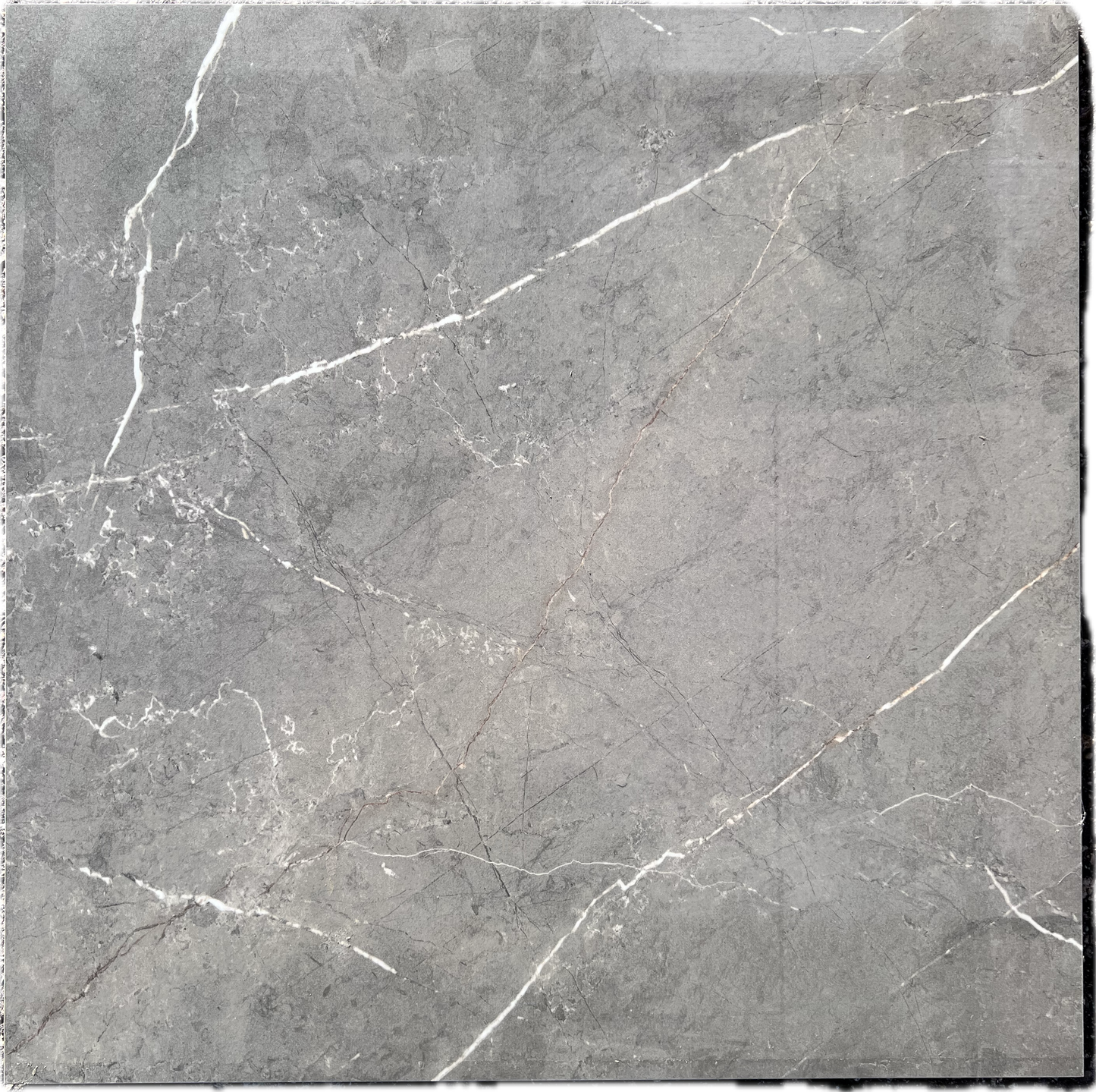 Carrelage Villeroy & Boch 60x60 marron clair aux motif marbre.